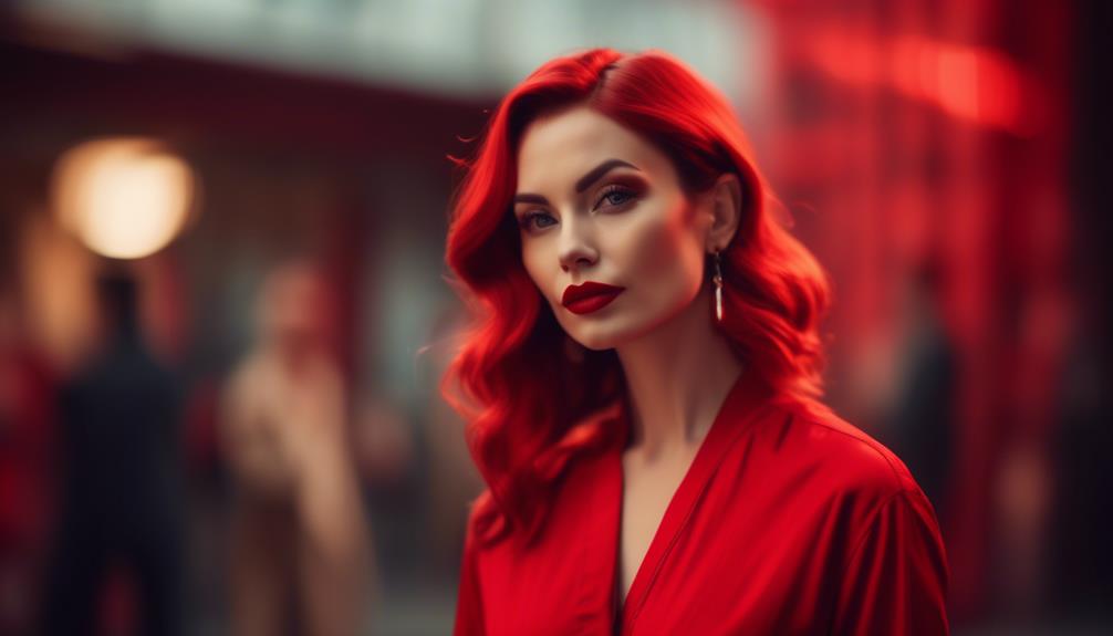 timeless beauty in red